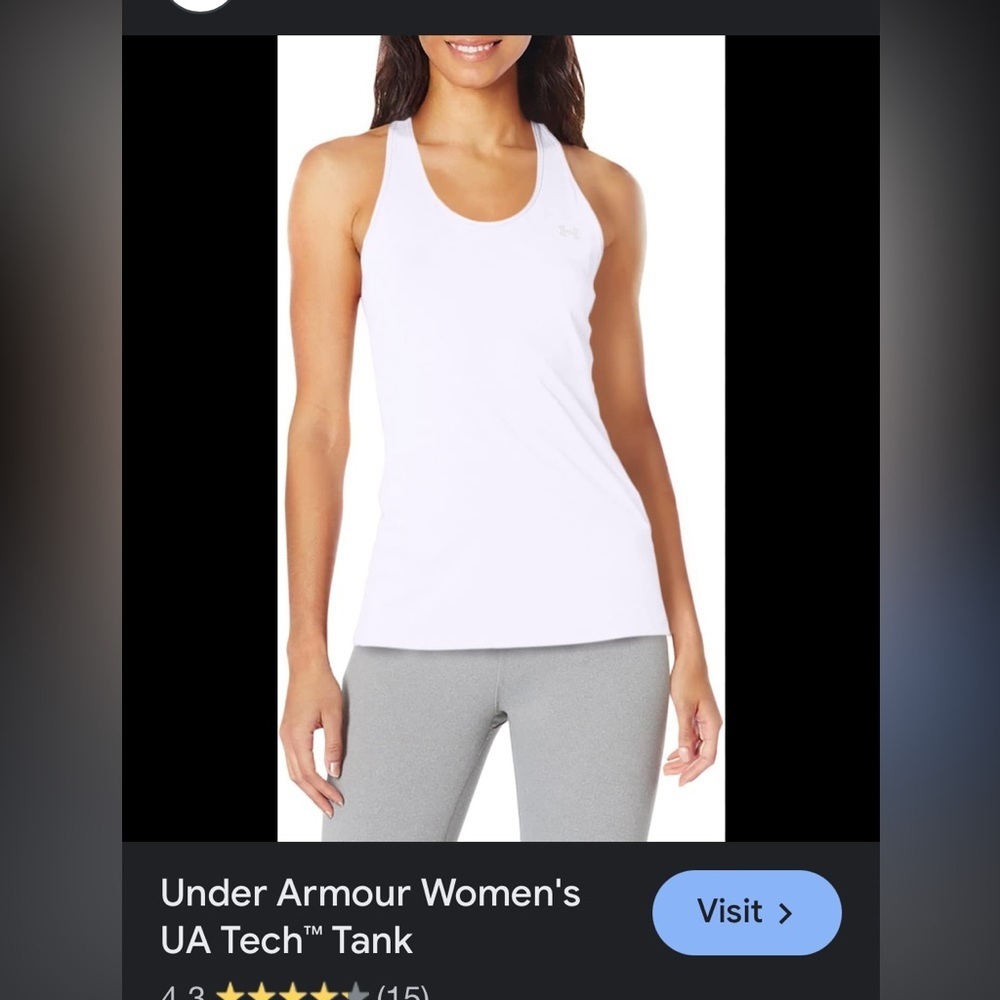 Under Armour Women's Tech Twist Tank Top Size M #75 NWOT Sz0795